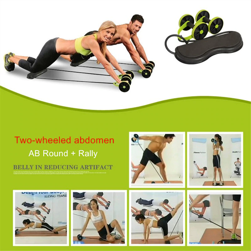 Multifunctional Abdominal Trainer Ab Roller Wheel for home fitness - Fitness Galore