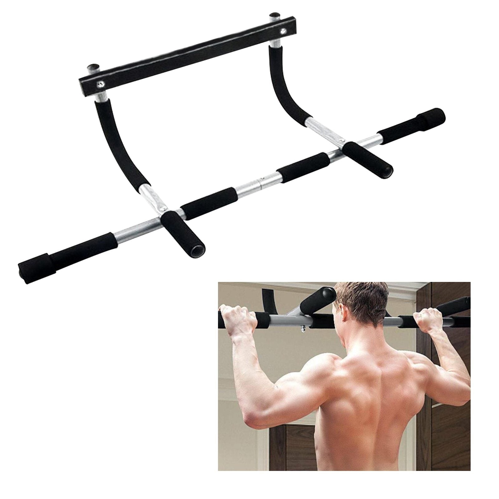 Multi-functional Adjustable Indoor Pull Up Bar for home fitness - Fitness Galore