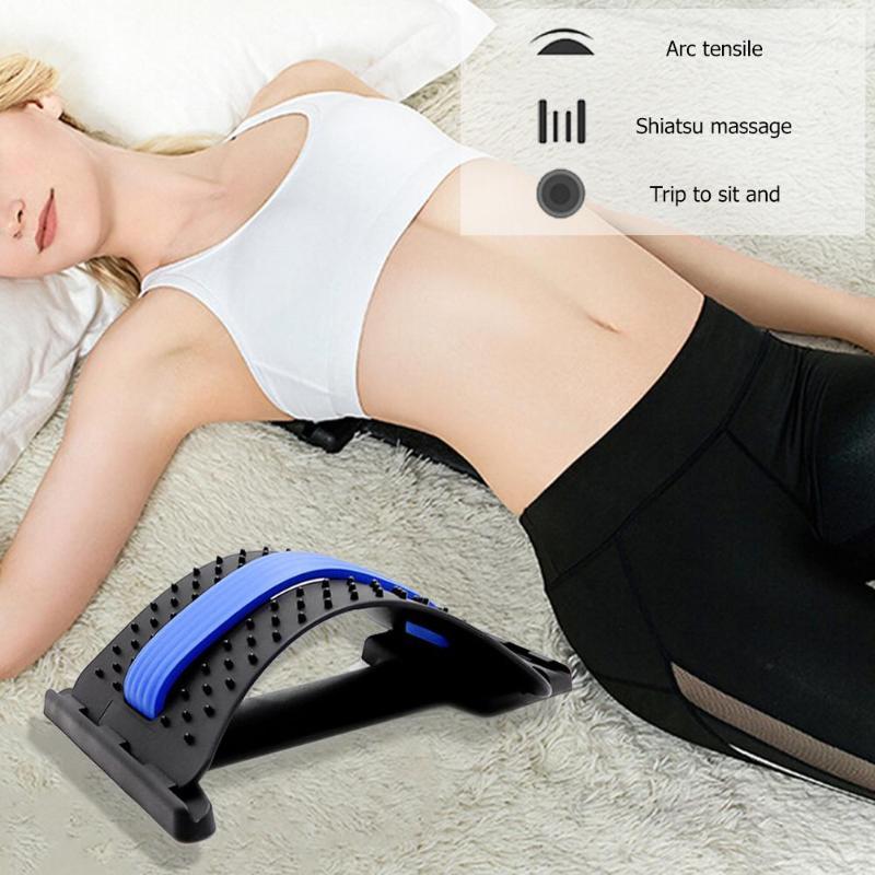 Back Pain Relief Massager Stretcher Equipment for home fitness - Fitness Galore